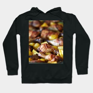 Chicken drumsticks and chips Hoodie